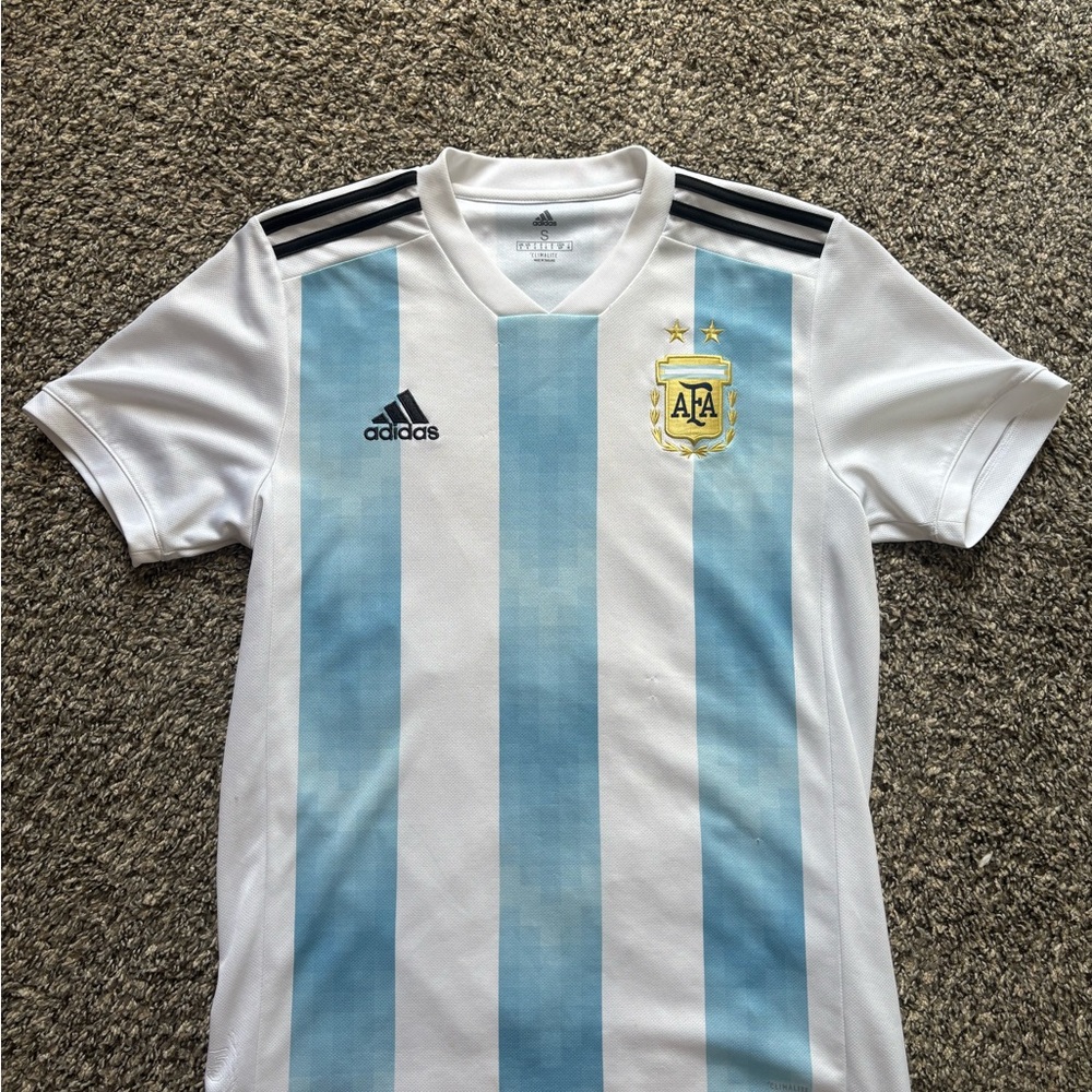 Argentina 2018 World Cup Home Adidas Jersey